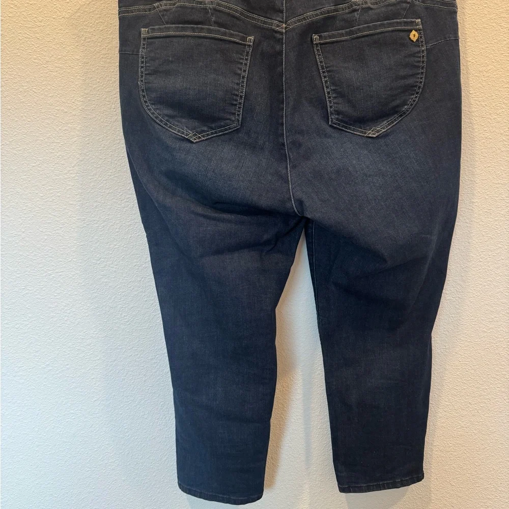 Democracy Dark Blue Ankle Jeans 20 W - Picture 3 of 5